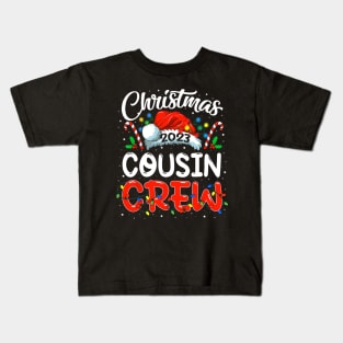 Christmas 2023 Cousin Crew Santa Kids T-Shirt